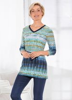 Sagenhafte Tunika mit G&uuml;rtelschlaufen und Bindeg&uuml;rtel 