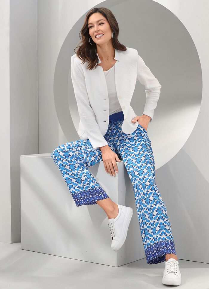 Blusenblazer mit Schulterpolstern 