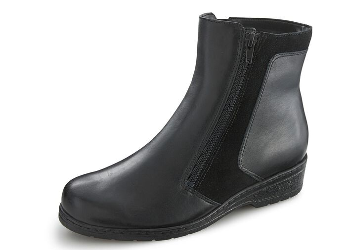 ELENA EDEN Stiefelette mit echtem Lammfellfutter 