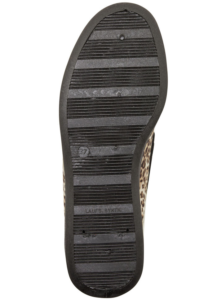 Trendige Damen-Hausschuhe, Weite H, mit Wolle BRAUN