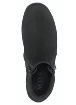 ELENA EDEN Bootie aus Nubukleder SCHWARZ