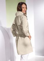 Kurzmantel mit G&uuml;rtel 