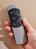 Leder-Polsterecke mit Relax-Funktion 