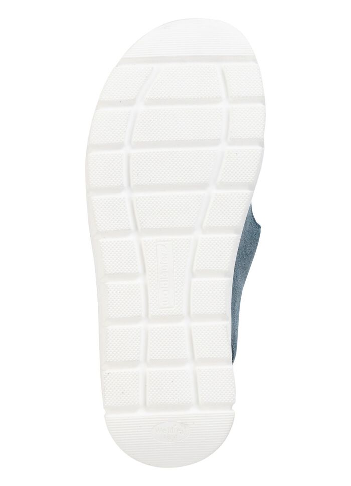 Waldl&auml;ufer Sandale aus Veloursleder JEANS