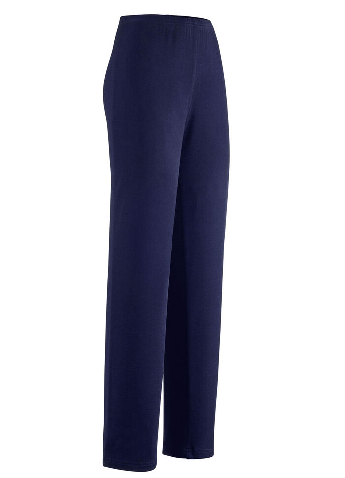 Hose mit edlem Glanz in Extra-Kurzgr&ouml;&szlig;en NACHTBLAU