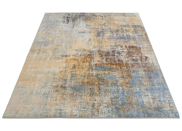 Kombistarke Brücken und Teppiche mit flachem Flor GELB-BLAU