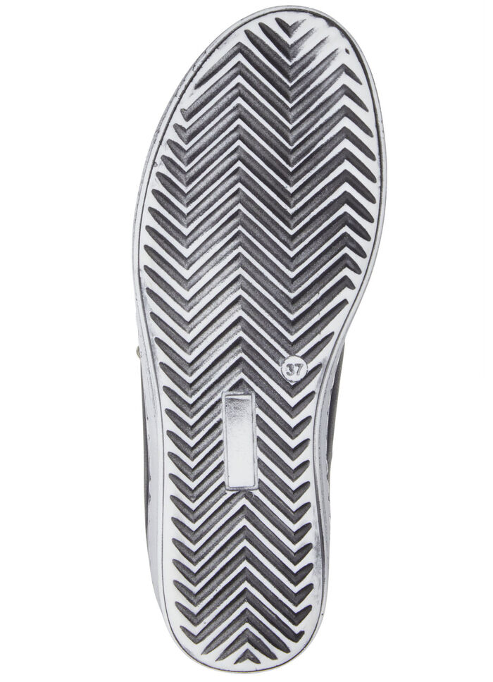 Andrea Conti Sneaker mit pfiffiger Kontrast-Schn&uuml;rung MARINE-ROT