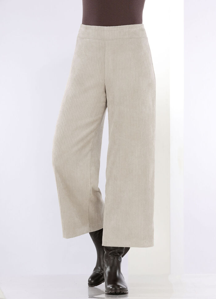 Hose in modisch verk&uuml;rzter L&auml;nge HELLBEIGE