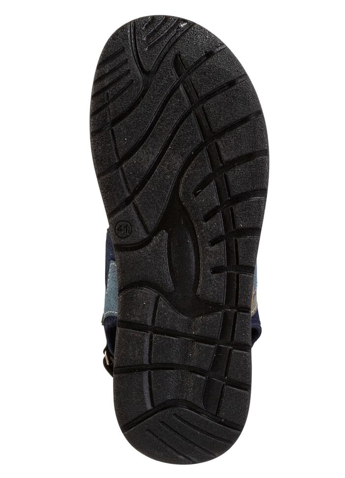 Sandale aus Synthetik und Textil 