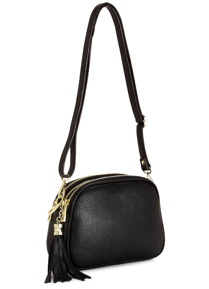 Laurina, Tasche, Damen, mit abnehmbarem Umh&auml;ngeriemen SCHWARZ