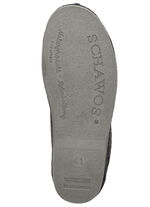 Gef&uuml;tterte Herren-Hausschuhe, mit Schurwolle ANTHRAZIT-SCHWARZ