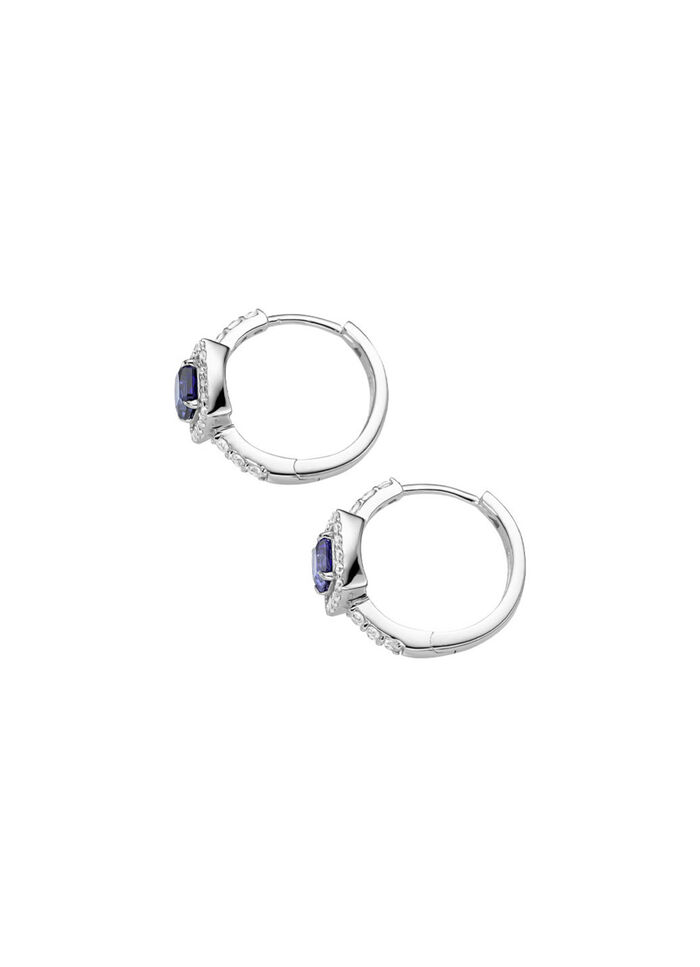 Klappcreolen in Silber 