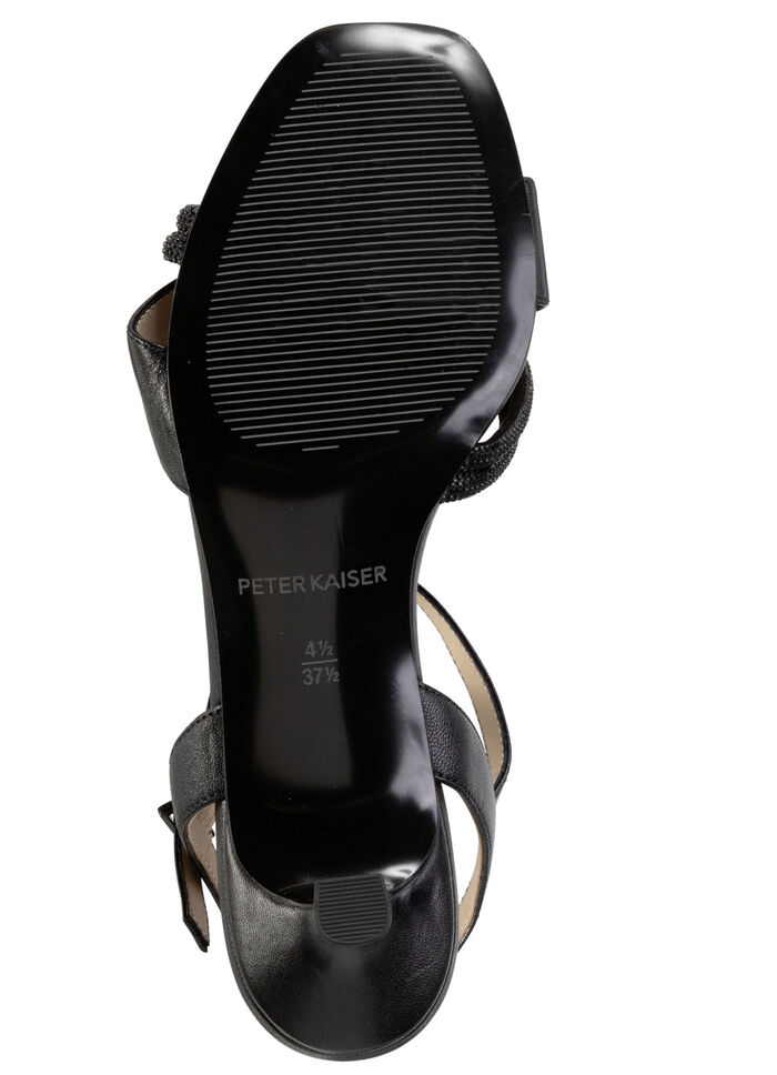 Peter Kaiser Sandalette mit Glitzersteinchen SCHWARZ