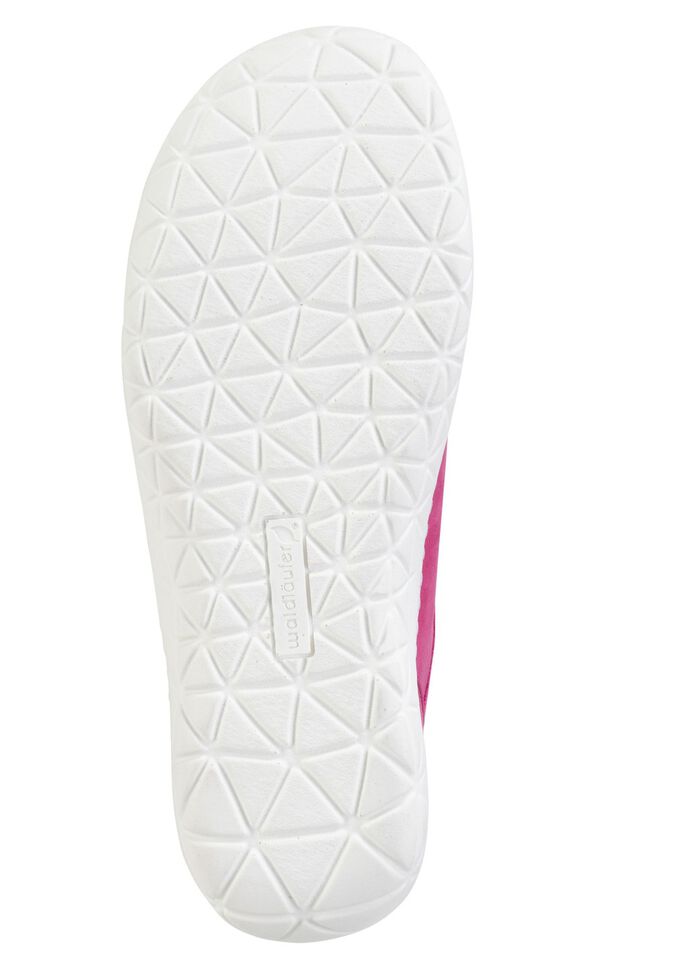 Waldl&auml;ufer Sneaker mit Perforation PINK-WEISS