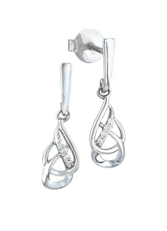 Nostalgische Ohrstecker aus Platin 