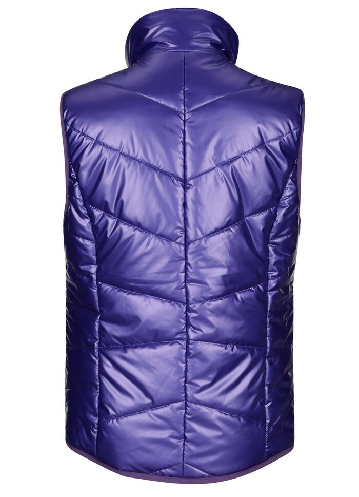 Weste in Metallic-Optik 