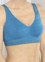 Naturana Zweierpack BH mit dekorativem Elastikband 