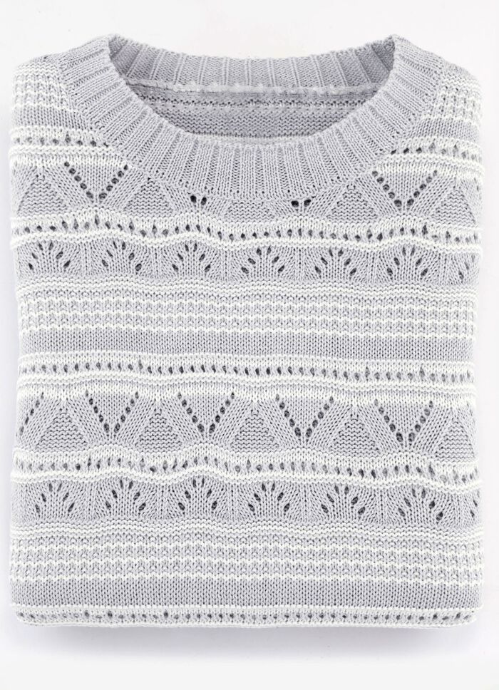 Pullover in Ringeldessin 