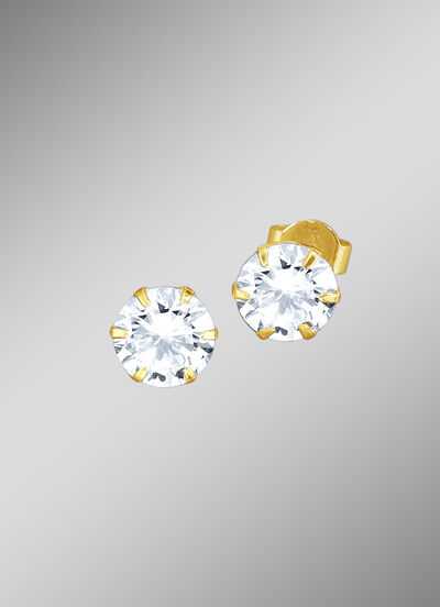 Ohrstecker mit Zirkonia 