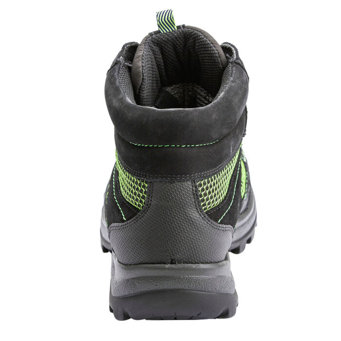 Waldl&auml;ufer Schn&uuml;r-Stiefelette mit Klimamembrane SCHWARZ-GR&Uuml;N
