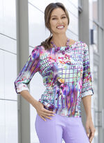 Tunika mit Inkjet-Druck 