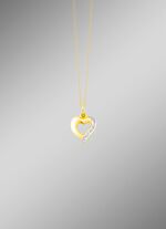 Herz-Anh&auml;nger in Bicolor 