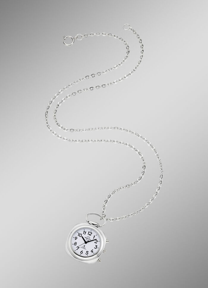 Funk-Anhängeruhr mit sprechender Zeitansage auf Knopfdruck 