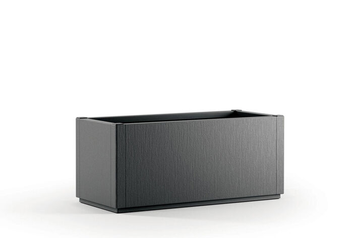 Pflanzkasten aus recyceltem Polypropylen GRAFIT