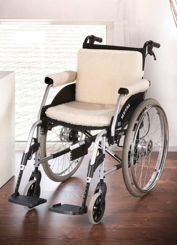 Rollstuhl-Set aus Schurwolle, 3-teilig 