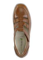 Waldl&auml;ufer Slipper aus Nappaleder COGNAC