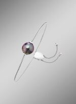 Armband mit Tahiti-Zuchtperle in Barockform 
