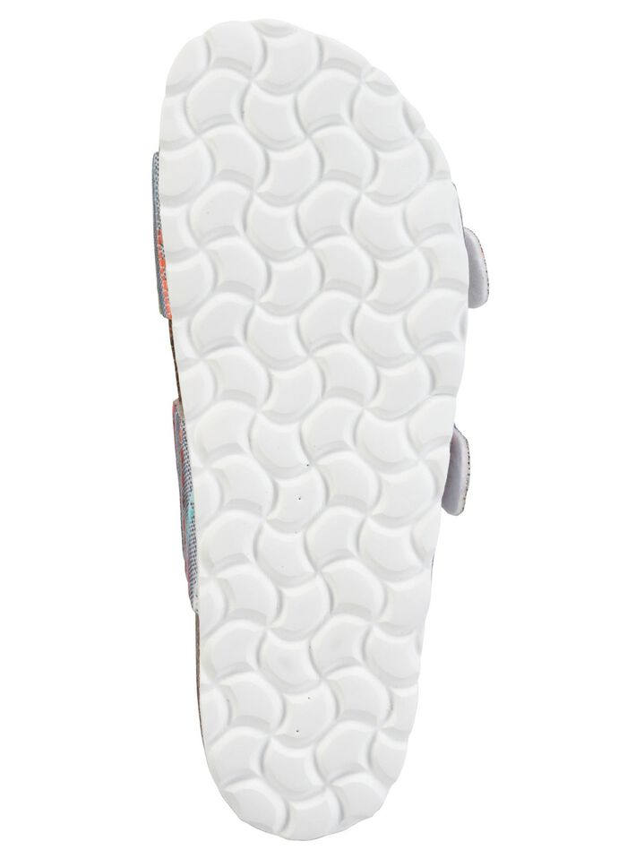 ELENA EDEN Pantolette aus interessant dessiniertem Synthetik 