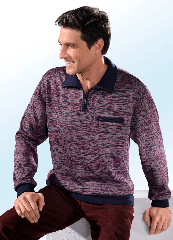 Troyer mit kurzem Rei&szlig;verschluss 