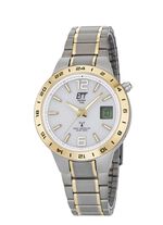 ETT-Funk-Solar-Herrenuhr mit Titanbandgeh&auml;use 