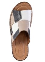 ELENA EDEN Pantolette mit dezenter Knitter-Struktur 