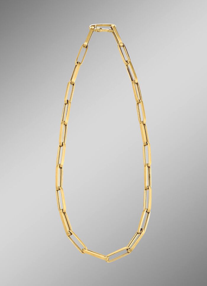 Interessante Glieder-Halskette aus Gold- 