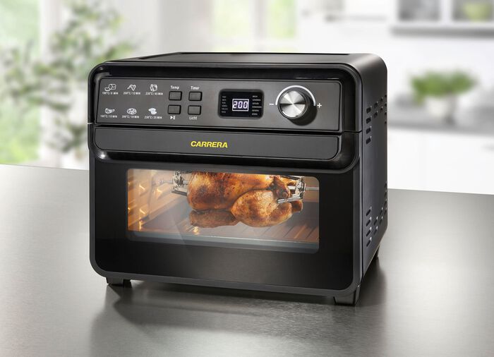 Carrera Hei&szlig;luft-Ofen &ndash; ersetzt Backofen und Fritteuse 