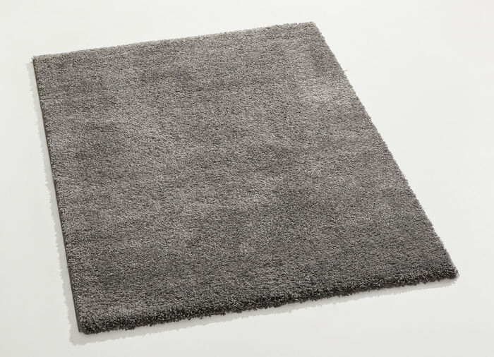 Handgetuftete Brücken und Teppiche mit dichtem Flor ANTHRAZIT