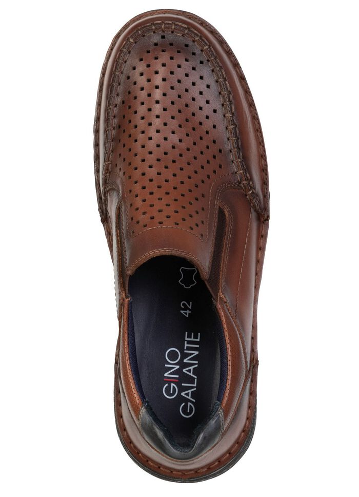 GINO GALANTE, komfortable Herren-Slipper, Weite H, mit herausnehmbarem Fu&szlig;bett 