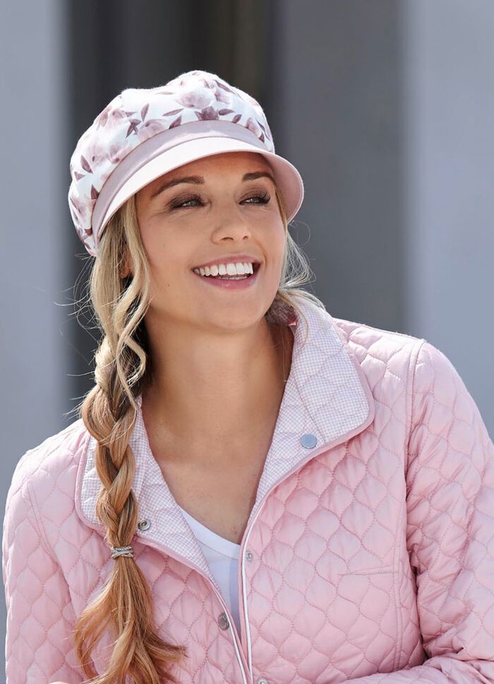 Modische Damen-Ballonm&uuml;tze mit Elastikeinsatz 