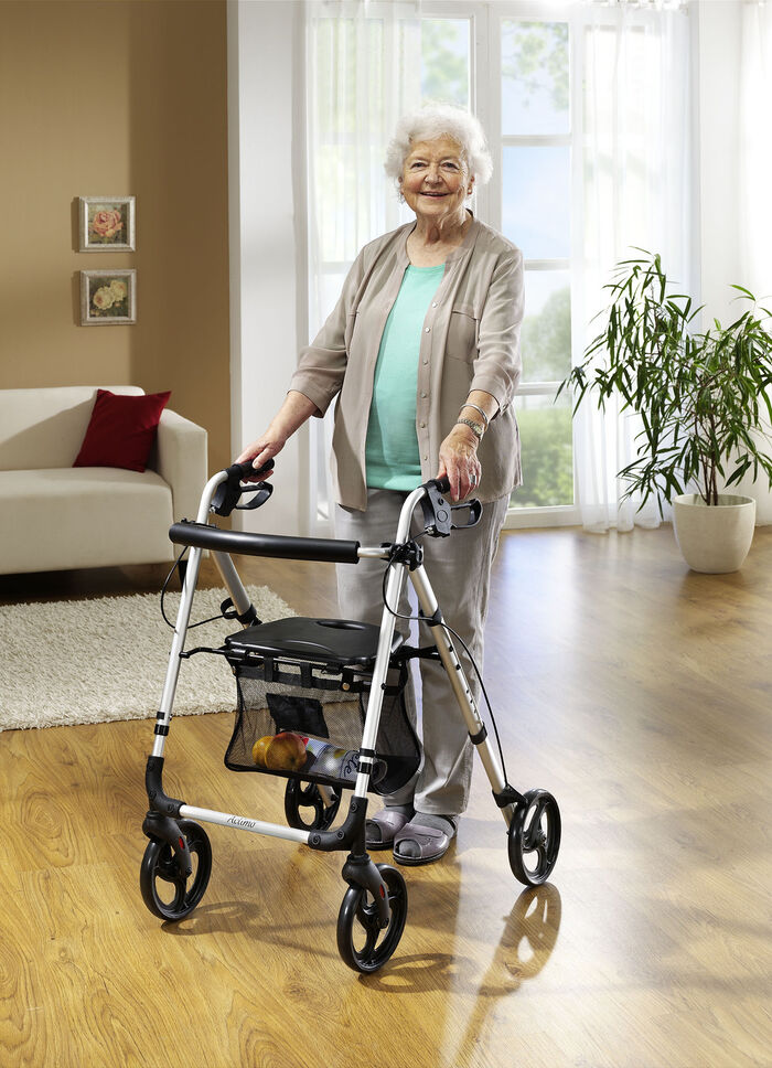 Klappbarer Alu-Rollator 