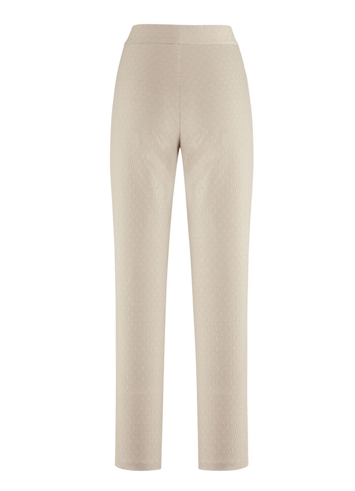 Knöchellange Hose in bequemer Schlupfform BEIGE