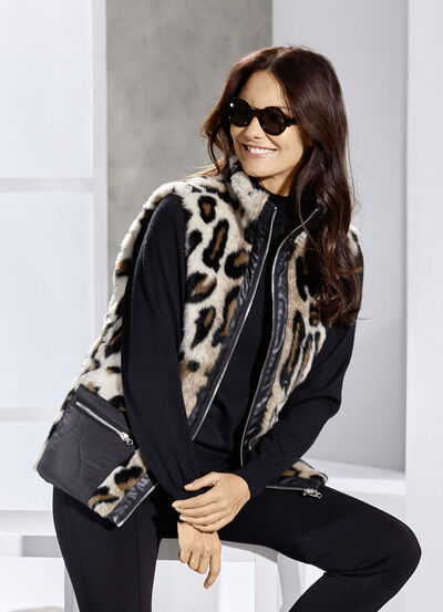 Wendeweste mit Reißverschlussleiste 