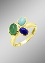 Faszinierender Damenring mit echten Edelsteinen 