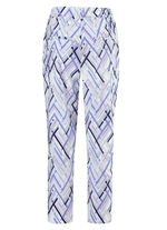 Hose in 7/8-Länge mit aktueller Dessinierung 