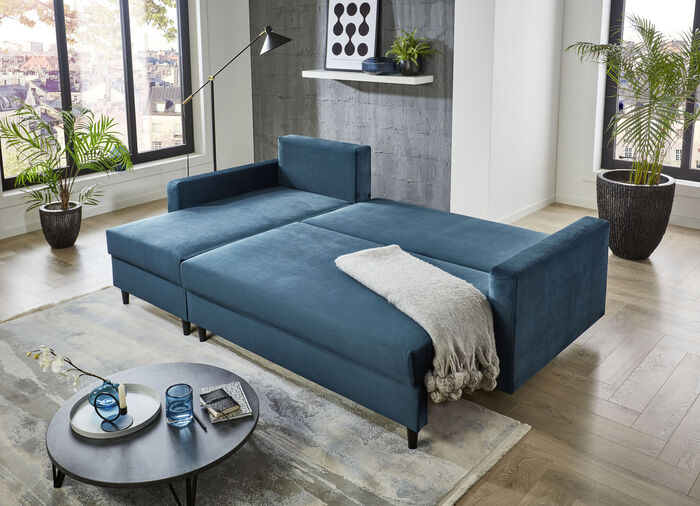 Polsterecke mit Funktion BLAU