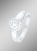 Solitär-Damenring mit Brillant 