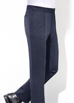 "Klaus Modelle"-Schlupfhose in 3 Farben DUNKELBLAU MELIERT