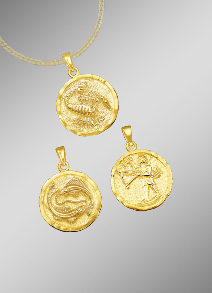 Massiver Sternzeichen-Anhänger 