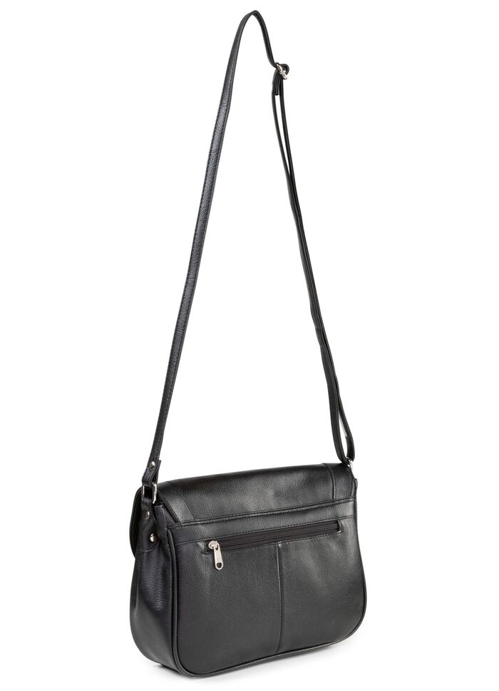 Laurina, Tasche, Damen, mit verstellbarem Umh&auml;ngeriemen SCHWARZ